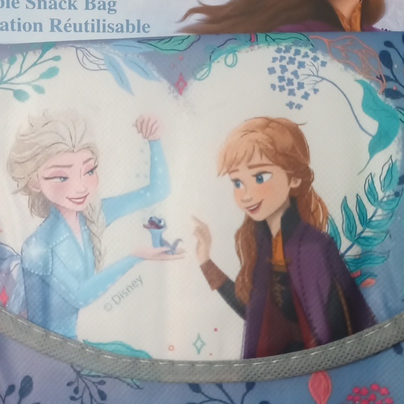 $5 Frozen Elsa Anna Reusable Snack Bag School Lunch - Picture 3 of 7